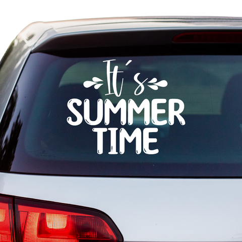 Its summer time Aufkleber - Beispielansicht