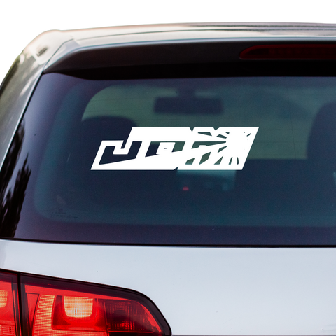 JDM Logo Abstrakt Aufkleber - Beispielansicht