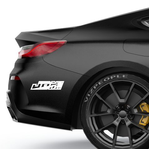 JDM Logo Abstrakt Aufkleber - Beispielansicht