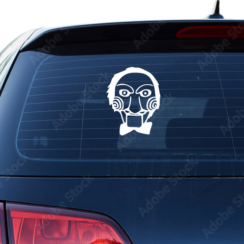 Jigsaw Puppe Aufkleber - Beispielansicht