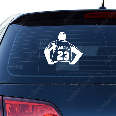 Jordan Aufkleber - Beispielansicht