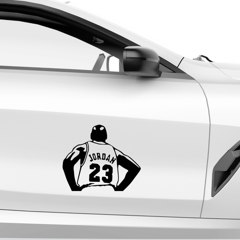 Jordan Aufkleber - Beispielansicht