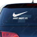 Just drift It Nike Aufkleber - Beispielansicht