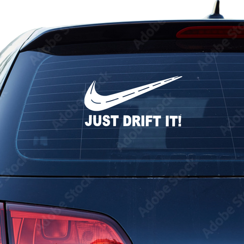 Just drift It Nike Aufkleber - Beispielansicht