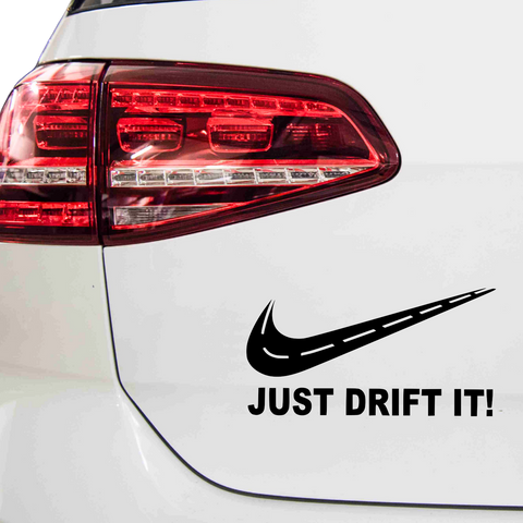 Just drift It Nike Aufkleber - Beispielansicht
