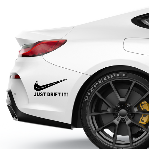 Just drift It Nike Aufkleber - Beispielansicht