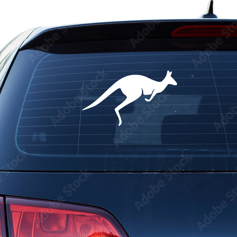 Känguru Aufkleber 2 - Beispielansicht