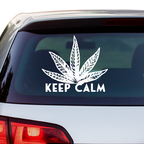 Keep Calm AUfkleber - Beispielansicht