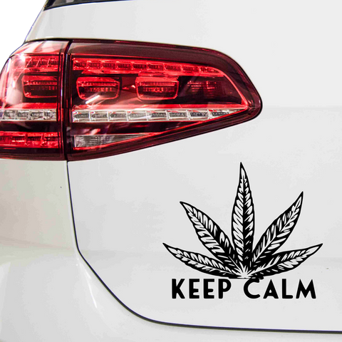 Keep Calm AUfkleber - Beispielansicht