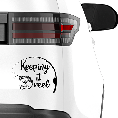 Keep it Reel Aufkleber - Beispielansicht