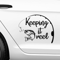 Keep it Reel Aufkleber - Beispielansicht