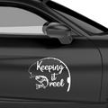 Keep it Reel Aufkleber - Beispielansicht