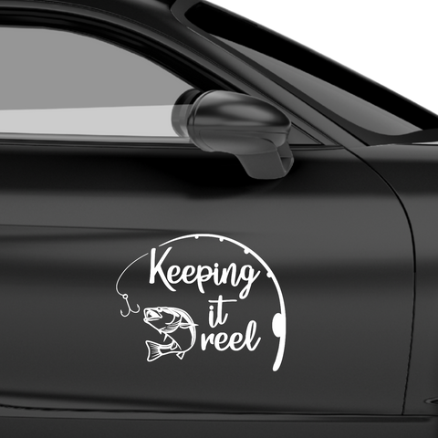 Keep it Reel Aufkleber - Beispielansicht