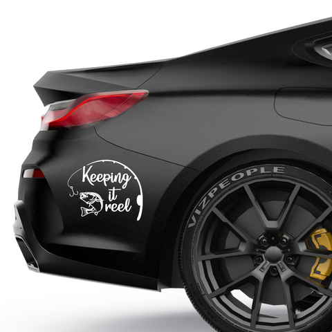 Keep it Reel Aufkleber - Beispielansicht
