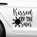 Kissed by the sun Aufkleber - Beispielansicht