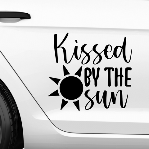 Kissed by the sun Aufkleber - Beispielansicht