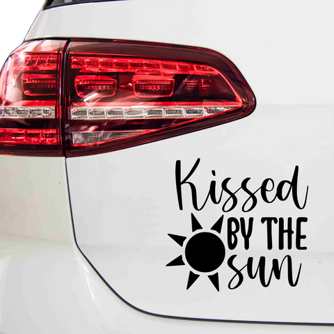 Kissed by the sun Aufkleber - Beispielansicht
