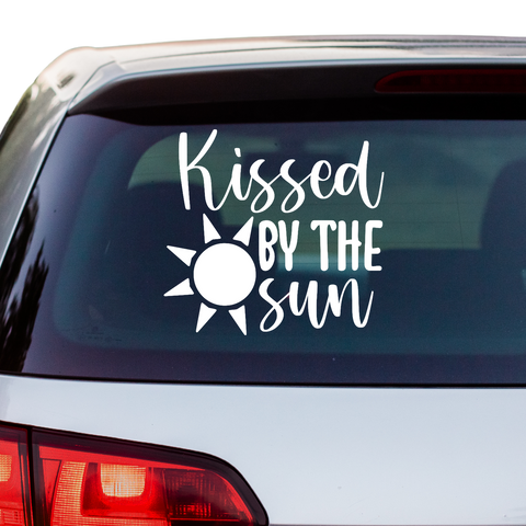 Kissed by the sun Aufkleber - Beispielansicht