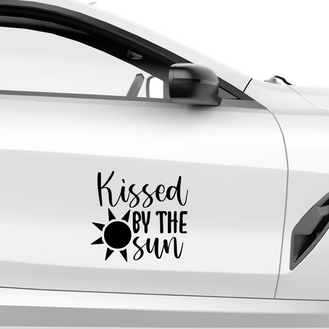 Kissed by the sun Aufkleber - Beispielansicht