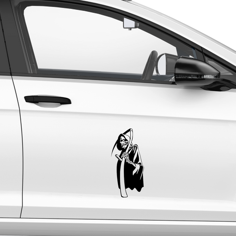 Klassik Sensenmann Aufkleber - Beispielansicht