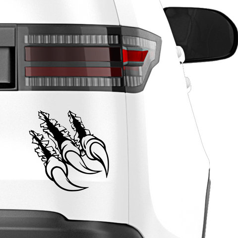 Krallen Tattoo Tribal Aufkleber - Beispielansicht