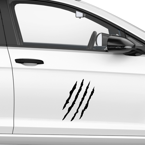 Krallen Twin Cut Aufkleber - Beispielansicht