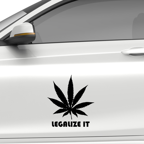 Legalize It Aufkleber - Beispielansicht