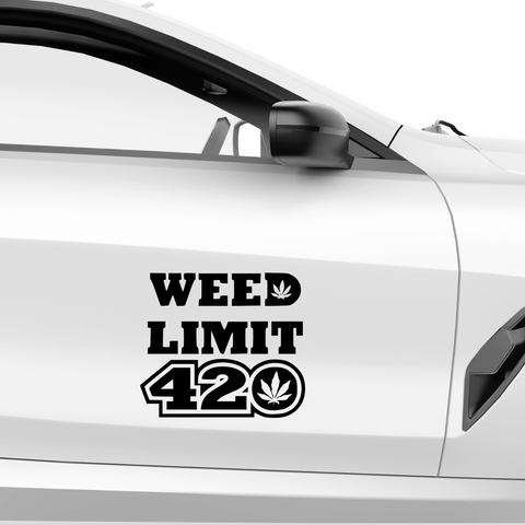 Limit 420 Aufkleber - Beispielansicht
