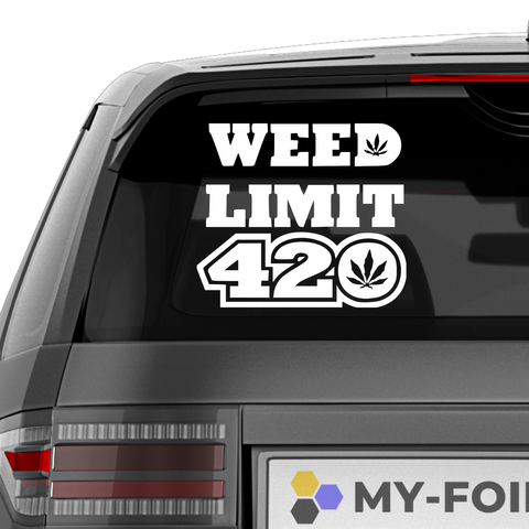Limit 420 Aufkleber - Beispielansicht