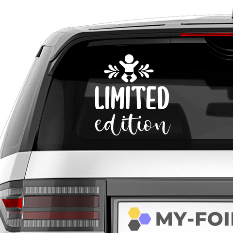 Limited edition Aufkleber - Beispielansicht