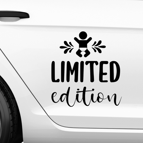 Limited edition Aufkleber - Beispielansicht