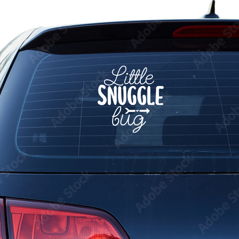 Little Snuggle Bug Aufkleber - Beispielansicht