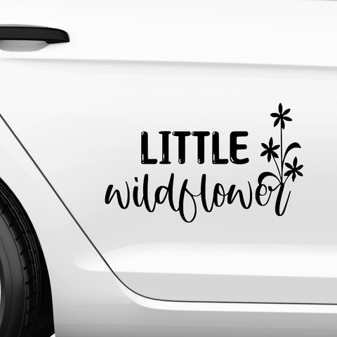 Little wild Flower Aufkleber - Beispielansicht