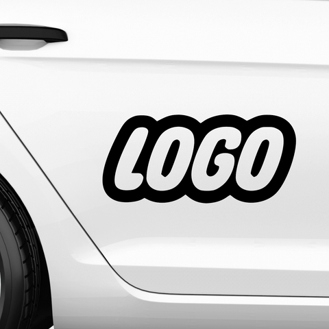 Logo Lego Fakelogo Aufkleber - Beispielansicht