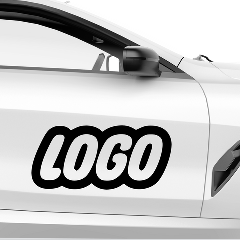 Logo Lego Fakelogo Aufkleber - Beispielansicht