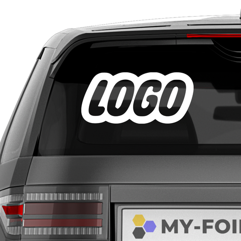 Logo Lego Fakelogo Aufkleber - Beispielansicht