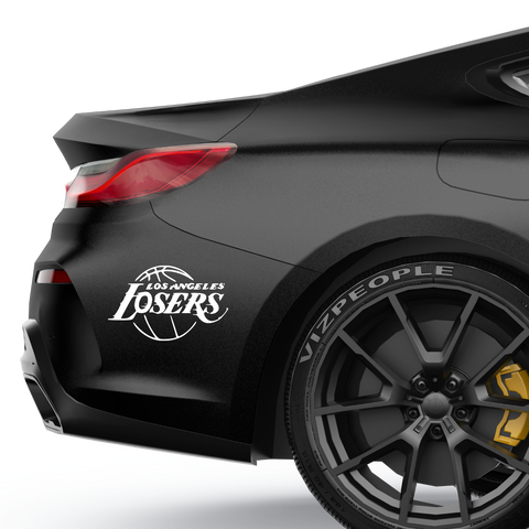 Loosers Lakers Fakelogo Aufkleber - Beispielansicht