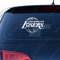 Loosers Lakers Fakelogo Aufkleber - Beispielansicht
