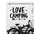 Love Camping Aufkleber - Beispielansicht