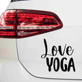 Love Yoga Aufkleber - Beispielansicht