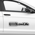 LowLife Schriftzug Aufkleber 2 - Beispielansicht