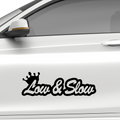 Low&Slow Aufkleber - Beispielansicht