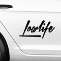 Lowlife Schriftzug Aufkleber 10 - Beispielansicht