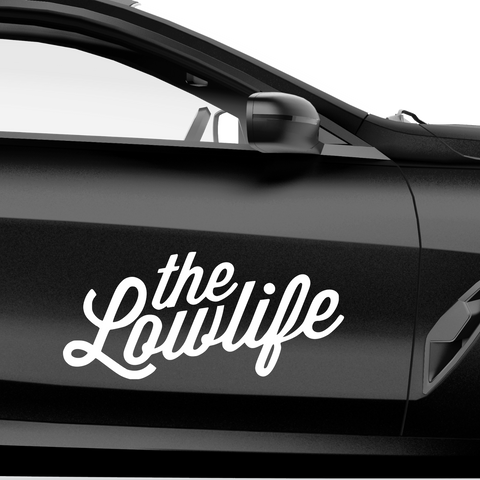 Lowlife Schriftzug Aufkleber 7 - Beispielansicht