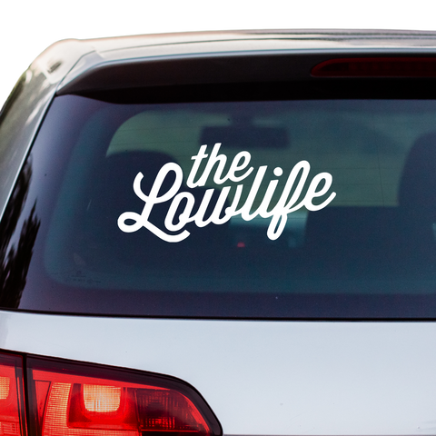 Lowlife Schriftzug Aufkleber 7 - Beispielansicht