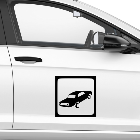 Lowrider Auto Aufkleber4 - Beispielansicht