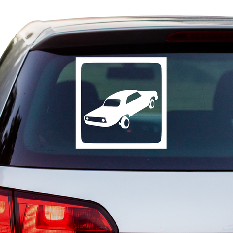 Lowrider Auto Aufkleber4 - Beispielansicht