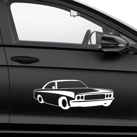 Lowrider Auto Aufkleber 2 - Beispielansicht