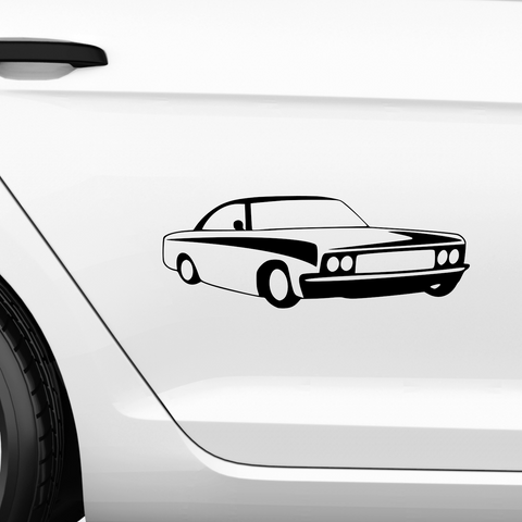 Lowrider Auto Aufkleber 2 - Beispielansicht