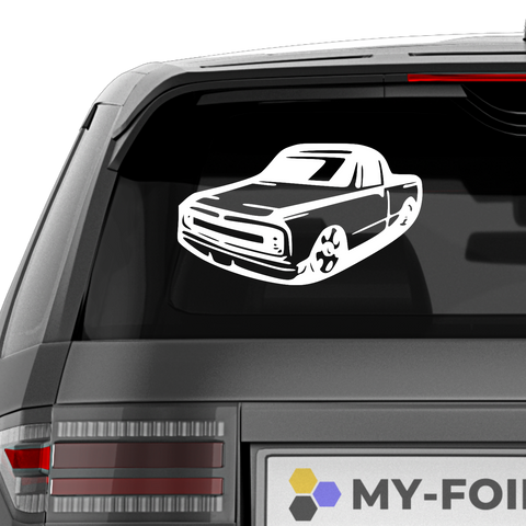 Lowrider Auto Aufkleber 3 - Beispielansicht